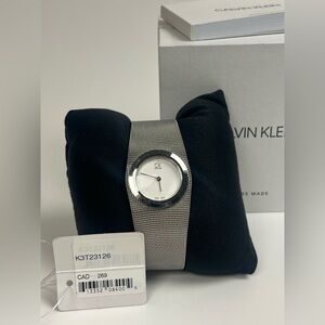 Swiss made Calvin Klein watch with box and price tag $269 retail gently worn